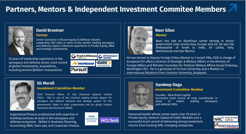 Indusbridge Ventures Fund - Investment committee and partners